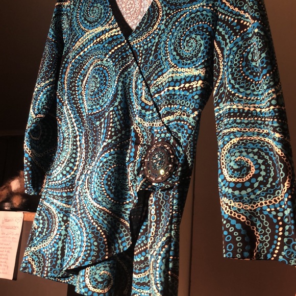 Small blue blouse - Picture 6 of 6